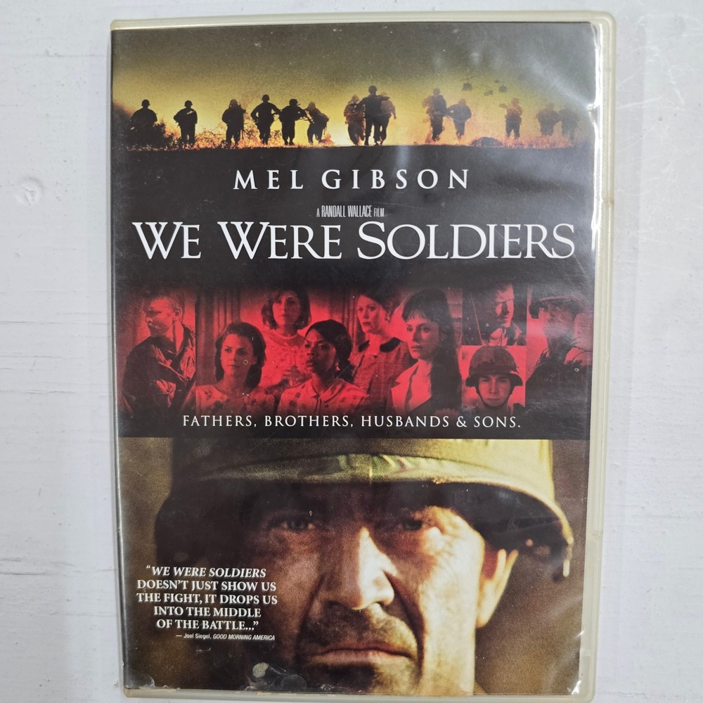We Were Soldiers (DVD, 2002, Widescreen) Mel Gibson Vietnam War Movie